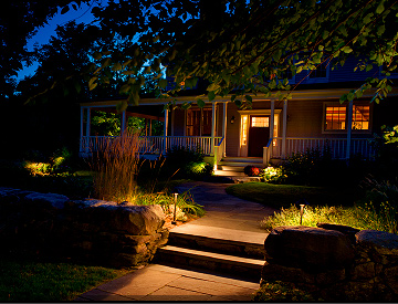 Petersen Landscaping and Design - Landscape Lighting Southern NH